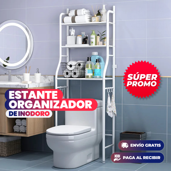 ESTANTE ORGANIZADOR PARA INODORO y BAÑOS!