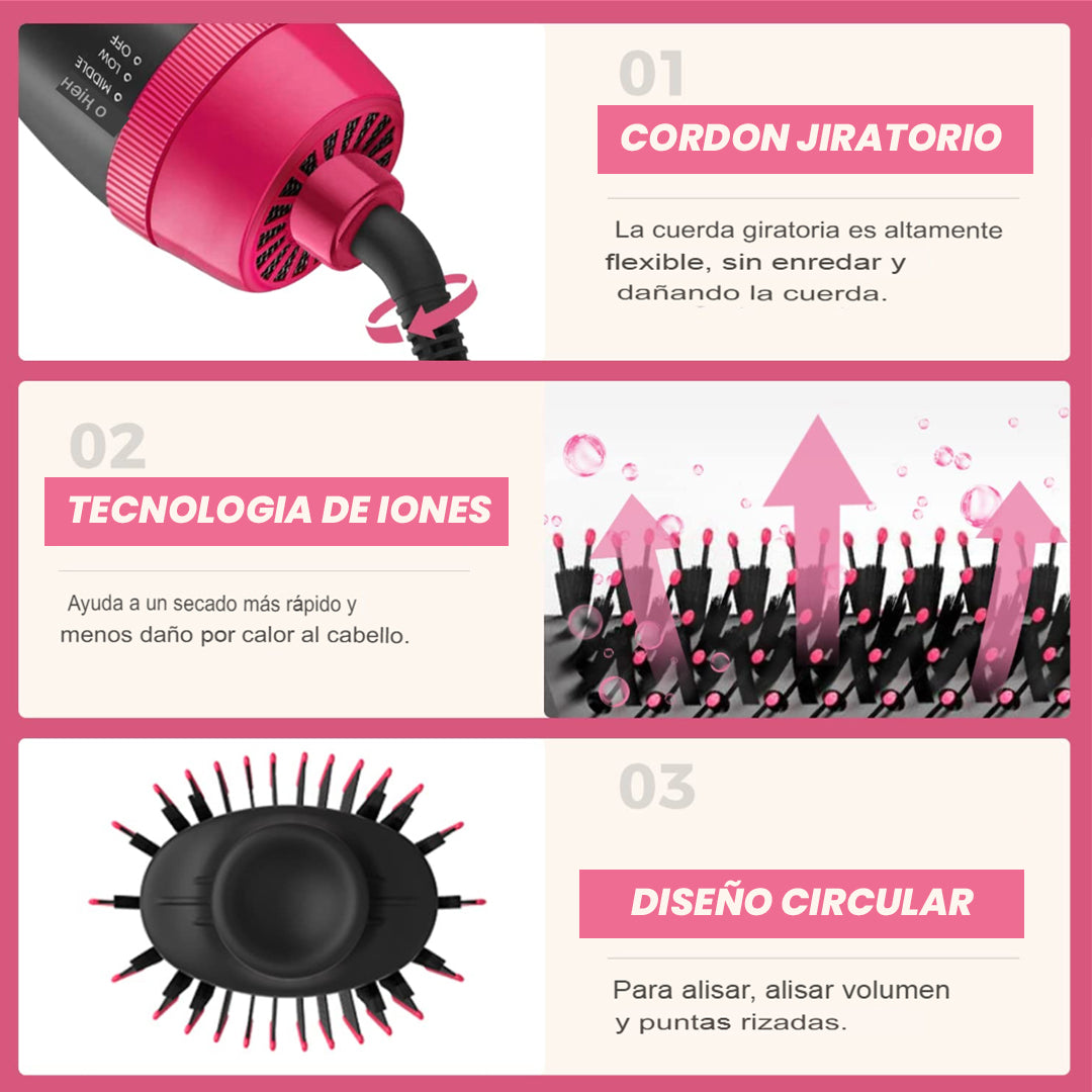 CEPILLO SECADOR BEAUTYLOVE💖 | LUCE BELLA CON ESTOS INCREIBLES PEINADOS!