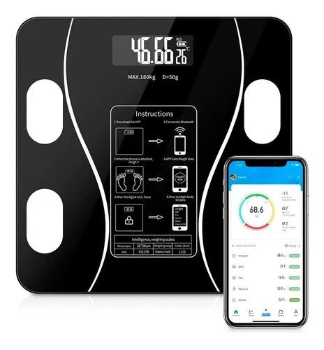 BÁSCULA INTELIGENTE BLUETOOTH | 🏋️♂️