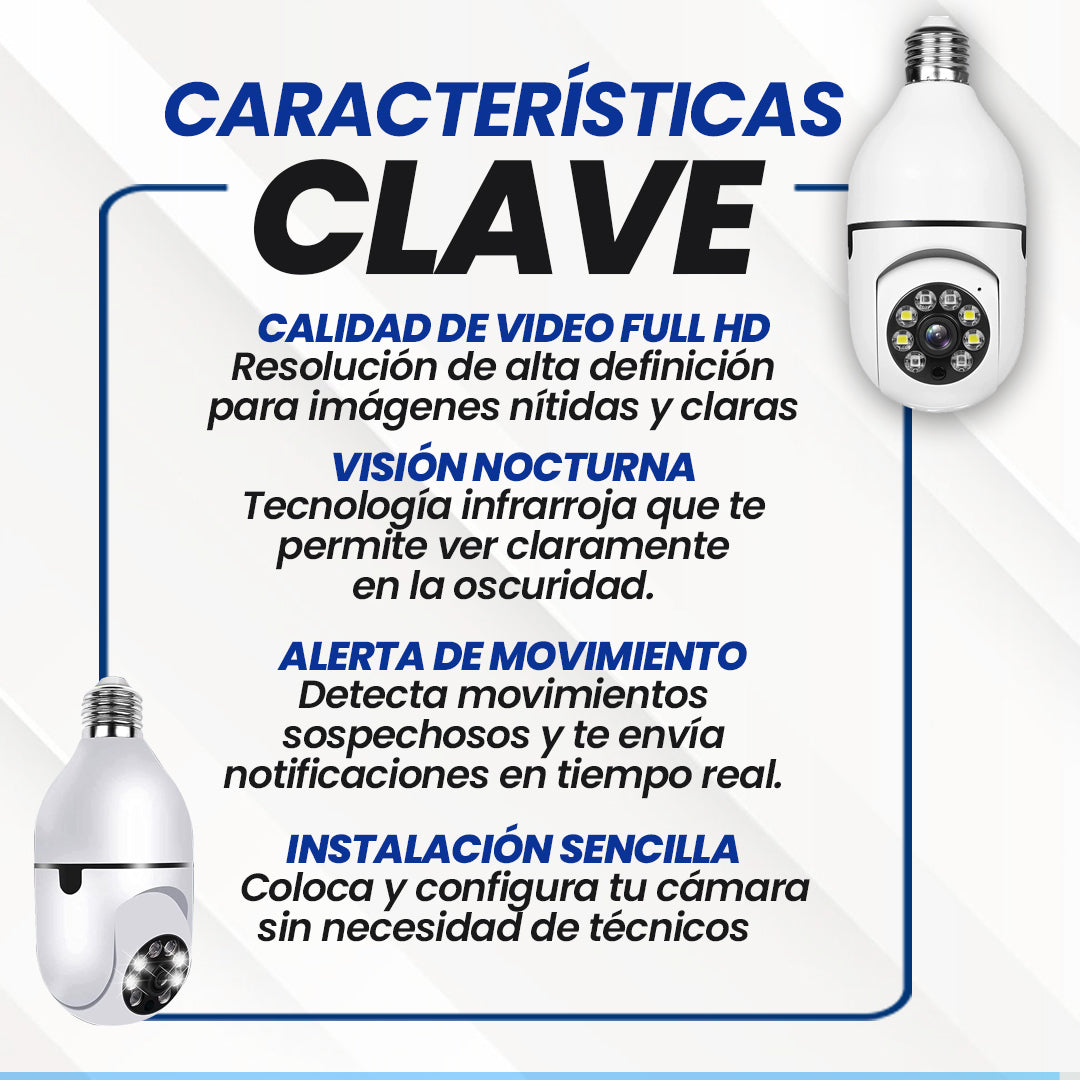 CAMARA FOCO DE VIGILANCIA | SEGURIDAD 24 HORAS!