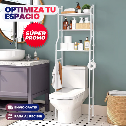 ESTANTE ORGANIZADOR PARA INODORO y BAÑOS!