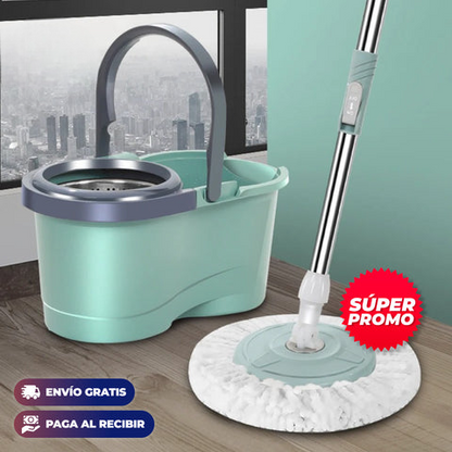 TRAPEADOR GIRATORIO 360 GRADOS | LIMPIA SIN ESFUERZO FACIL Y RAPIDO!🫧