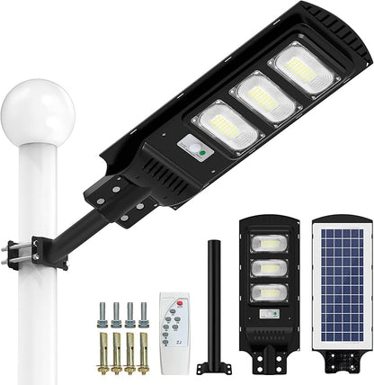 LAMPARA SOLAR LED LARGO ALCANCE GRANDE 24X60CM