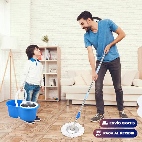 TRAPEADOR GIRATORIO 360 GRADOS | LIMPIA SIN ESFUERZO FACIL Y RAPIDO!🫧