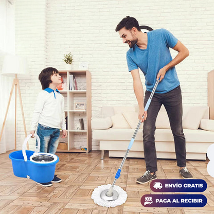 TRAPEADOR GIRATORIO 360 GRADOS | LIMPIA SIN ESFUERZO FACIL Y RAPIDO!🫧