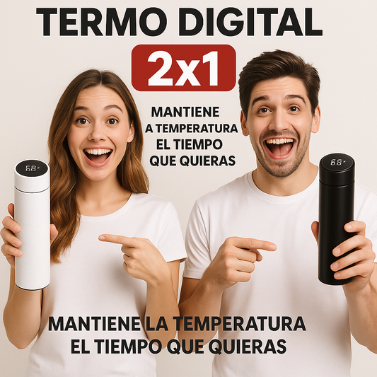 2X1 TERMOS DIGITALES | MANTEN LA TEMPERATURA SIEMPRE!