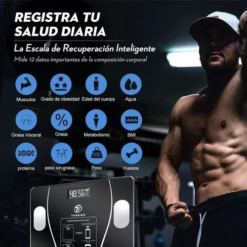 BÁSCULA INTELIGENTE BLUETOOTH | 🏋️‍♂️