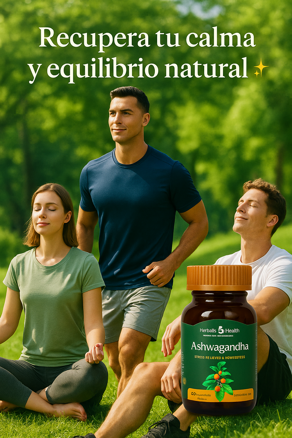 ASHWAGANDHA CAPSULAS🌿 Despierta tu calma interior y conquista tu día