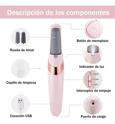 REMOVEDOR DE CALLOS ELECTRICO | TUS PIES MAS LINDOS HOY MISMO!
